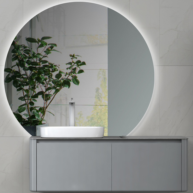 Комплект мебели для ванной Black&White Universe U915.1200 L 120 L 9151200L подвесной Glossy light grey