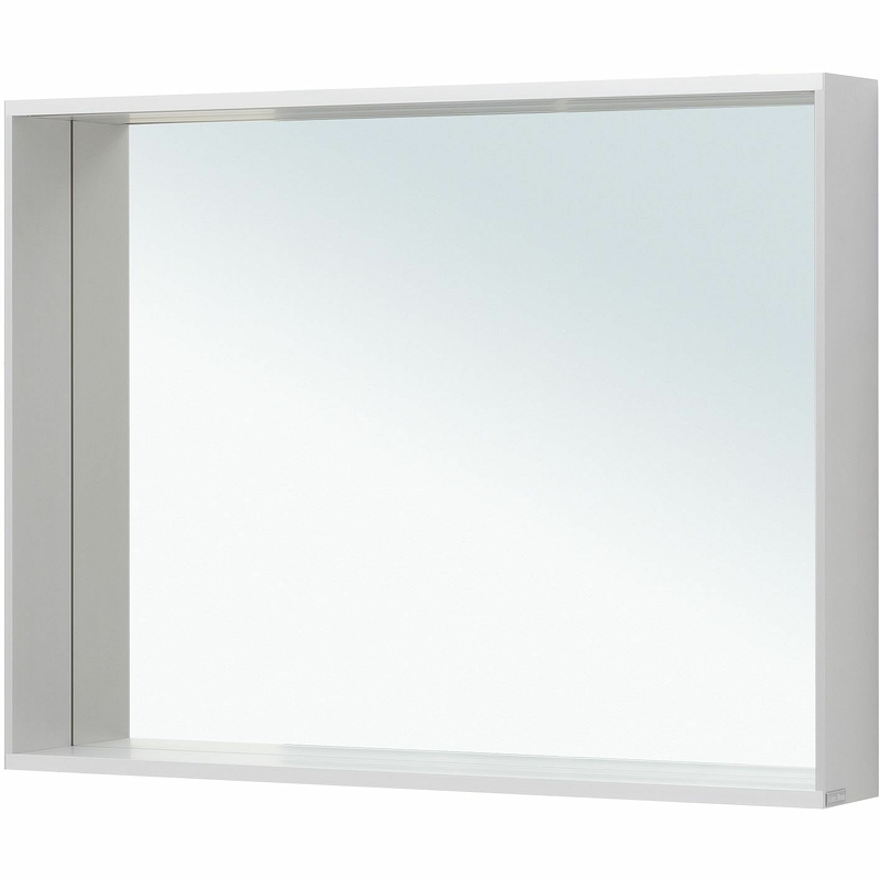 Зеркало Allen Brau Reality 100 1.32020.02 с подсветкой Серебро браш с сенсорным выключателем
