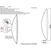 Настенный светильник Crystal Lux CLT 029W400 GO Золото-8