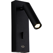 Настенный светильник Crystal Lux CLT 210W USB BL Черный