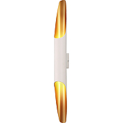 Настенный светильник Crystal Lux CLT 332W2-V2 WH-GO Белый Золото-1
