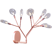 Настенный светильник Crystal Lux Evita AP9 Copper Transparent Прозрачный Медь