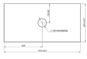 Столешница под раковину Allen Brau Reality 90 1.32024.DG-S Пепел структ-4