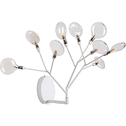 Настенный светильник Crystal Lux Evita AP9 White Transparent Прозрачный Белый