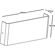 Настенный светильник Crystal Lux CLT 323W160 BL Черный-1