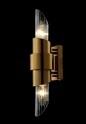 Настенный светильник Crystal Lux Justo AP2 Brass Прозрачный Латунь-3