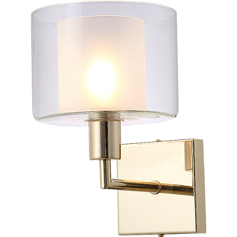 Настенный светильник Crystal Lux Maestro AP1 Gold Прозрачный Золото