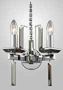 Настенный светильник Crystal Lux Marron AP2 Chrome Пепельный Хром-1