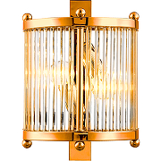 Настенный светильник Crystal Lux Tadeo AP2 Gold Transparente Прозрачный Золото-1