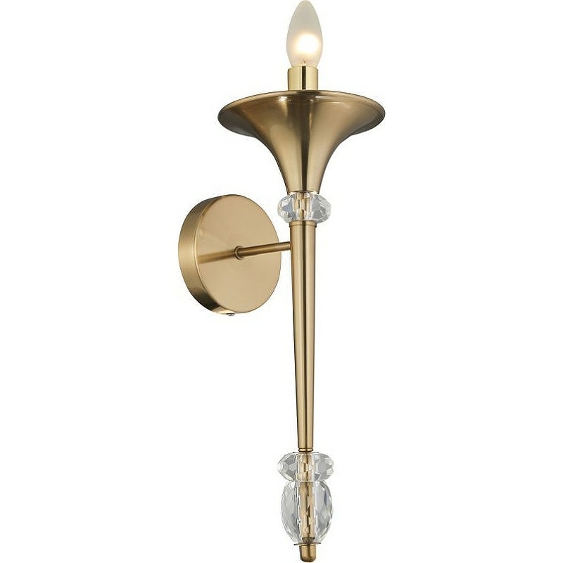 Настенный светильник Crystal Lux Miracle AP1 Bronze Бронза настенный светильник crystal lux sergio ap1 gold бежевый золото
