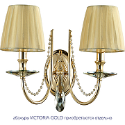 Настенный светильник Crystal Lux Victoria AP2 Gold Amber Янтарный Золото-4