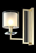 Настенный светильник Crystal Lux Nicolas AP1 Gold White Прозрачный Белый Золото-3
