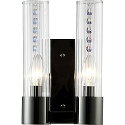 Настенный светильник Crystal Lux Otono AP2 Black Chromium Transparente Прозрачный Черный хром-1