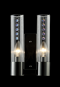 Настенный светильник Crystal Lux Otono AP2 Black Chromium Transparente Прозрачный Черный хром-3
