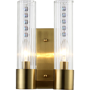 Настенный светильник Crystal Lux Otono AP2 Brass Transparente Прозрачный Латунь-1