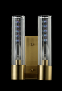 Настенный светильник Crystal Lux Otono AP2 Brass Transparente Прозрачный Латунь-2