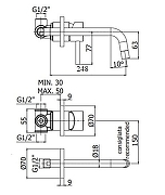 Комплект смесителей Paffoni Light KITCOL632NO007 Черный матовый-15