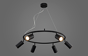 Подвесной светильник Crystal Lux CLT 015C6 D600 BL Черный-1