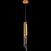 Подвесной светильник Crystal Lux Credo SP1 Gold Прозрачный Золото