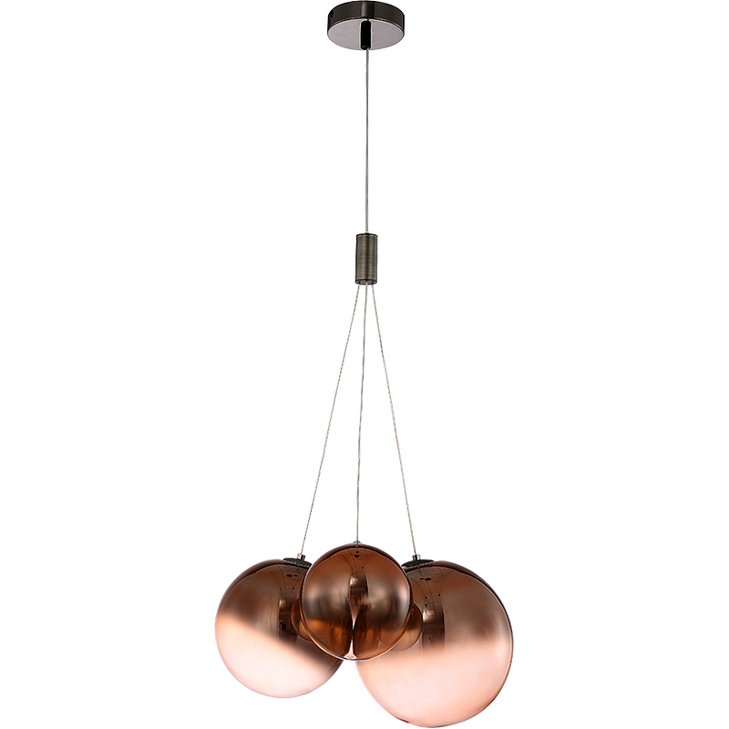 

Подвесной светильник Crystal Lux, Elche SP3 Copper Медь Черный хром