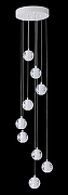 Подвесной светильник Crystal Lux Gaspar SP9 D300 White Прозрачный Белый-2