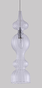 Подвесной светильник Crystal Lux Iris SP1 A Transparent Прозрачный Хром-1