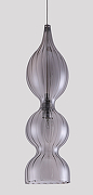 Подвесной светильник Crystal Lux Iris SP1 B Smoke Дымчатый Хром-1