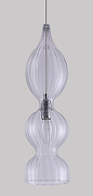 Подвесной светильник Crystal Lux Iris SP1 B Transparent Прозрачный Хром-1