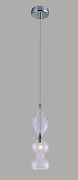 Подвесной светильник Crystal Lux Iris SP1 B Transparent Прозрачный Хром-2