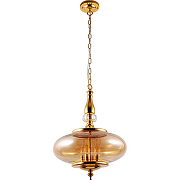 Подвесной светильник Crystal Lux Miel SP4 Gold Янтарный Золото