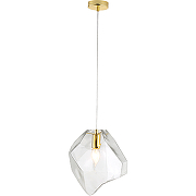 Подвесной светильник Crystal Lux Nuestro SP1 Gold Transparent Прозрачный Золото