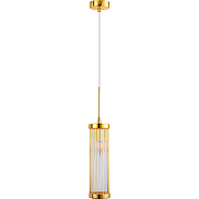 Подвесной светильник Crystal Lux Tadeo SP1 D100 Gold Transparent Прозрачный Золото