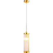Подвесной светильник Crystal Lux Tadeo SP1 D100 Gold Transparent Прозрачный Золото-1