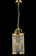 Подвесной светильник Crystal Lux Tadeo SP4 D200 Gold Transparent Прозрачный Золото-2