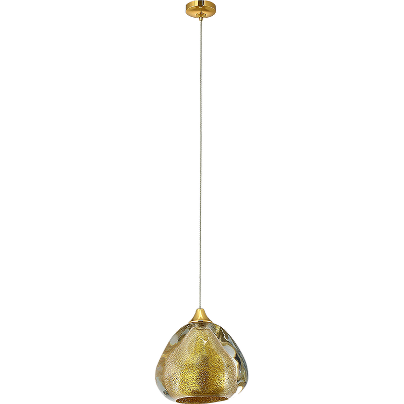 Подвесной светильник Crystal Lux Verano SP1 Gold Прозрачный Золото подвесной светильник crystal lux primavera sp1 gold прозрачный золото