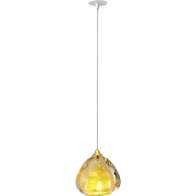 Подвесной светильник Crystal Lux Verano SP1 Gold Прозрачный Золото-1