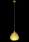 Подвесной светильник Crystal Lux Verano SP1 Gold Прозрачный Золото-3