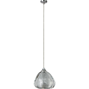 Подвесной светильник Crystal Lux Verano SP1 Silver Прозрачный Серебро