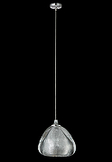 Подвесной светильник Crystal Lux Verano SP1 Silver Прозрачный Серебро-3