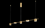 Потолочный светильник Crystal Lux Tristan SP5 L1200 Gold Белый Золото-3