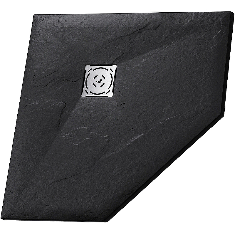 душевой поддон rgw stone tray 90x90 ste 099mb черный Душевой поддон из искусственного камня RGW Stone Tray ST/T-B 90x90 16155099-04 Черный
