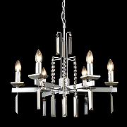 Люстра Crystal Lux Marron SP6 Chrome Пепельная Хром-3