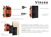 Душевая система Vincea VSFW-103TMB с термостатом Черная матовая-5