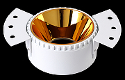 Встраиваемый светильник Crystal Lux CLT 050C1 WH-GO Белый Золото-2