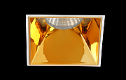 Встраиваемый светильник Crystal Lux CLT 051C1 WH-GO Белый Золото-1
