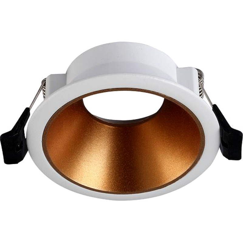 Встраиваемый светильник Crystal Lux CLT 052C WH-GO Белый Золото цена и фото