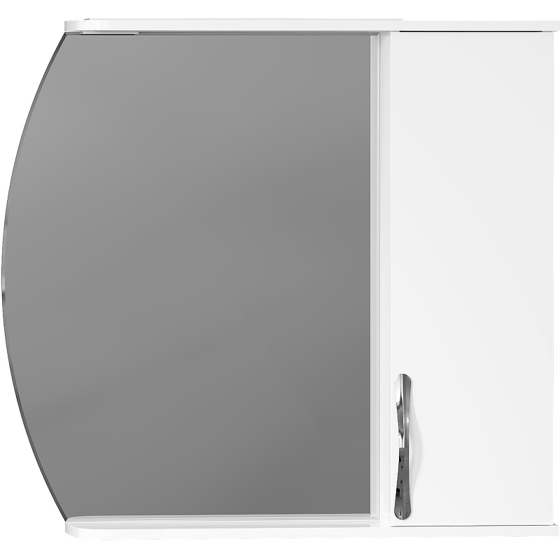 Зеркало со шкафом Avanti Laguna 85 R 7734 с подсветкой Белое зеркало со шкафом avanti laguna 65 r 7733 с подсветкой белое