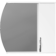 Зеркало со шкафом Avanti Laguna 85 R 7734 с подсветкой Белое