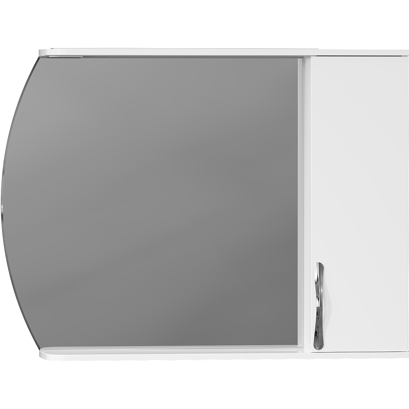 Зеркало со шкафом Avanti Laguna 105 R 7735 с подсветкой Белое зеркало со шкафом avanti laguna 65 r 7733 с подсветкой белое