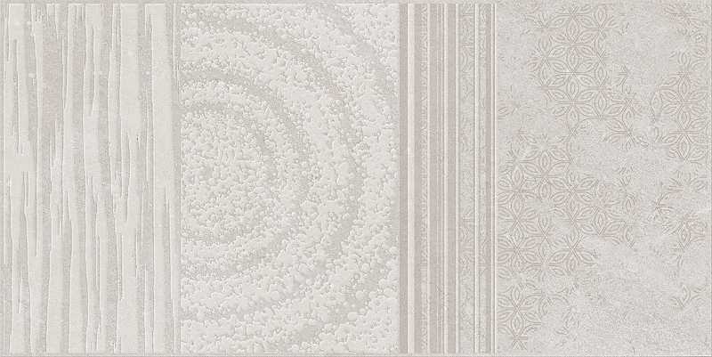 Керамический декор Нефрит Керамика Фишер серый 04-01-1-18-03-06-1840-1 30х60 см